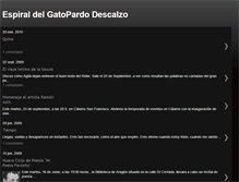 Tablet Screenshot of espiraldelgatopardodescalzo.blogspot.com