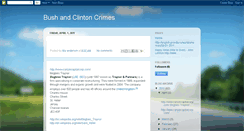 Desktop Screenshot of bushclintoncrimes.blogspot.com