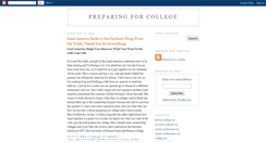Desktop Screenshot of preparing-for-college.blogspot.com