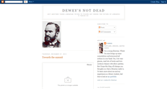 Desktop Screenshot of deweysnotdead.blogspot.com