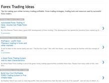 Tablet Screenshot of forextradingideas.blogspot.com