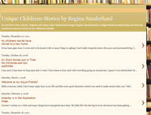 Tablet Screenshot of childrensstoriesbyregina.blogspot.com