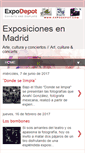 Mobile Screenshot of exposicionesenmadrid.blogspot.com