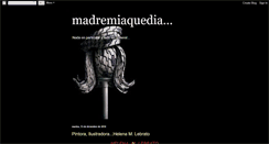 Desktop Screenshot of madremiaquedia.blogspot.com