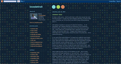 Desktop Screenshot of lovedetroit.blogspot.com