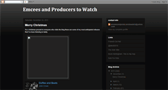 Desktop Screenshot of emceesandproducerstowatch.blogspot.com