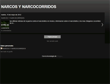 Tablet Screenshot of narcos-narcocorridos.blogspot.com