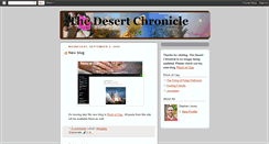 Desktop Screenshot of desertchronicle.blogspot.com