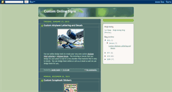 Desktop Screenshot of customonlinesign.blogspot.com