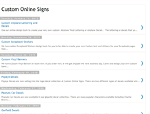 Tablet Screenshot of customonlinesign.blogspot.com