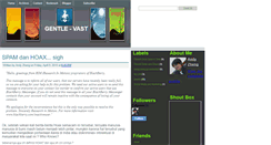 Desktop Screenshot of gentlevast.blogspot.com