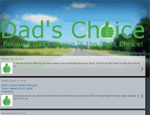 Tablet Screenshot of dads-choice.blogspot.com