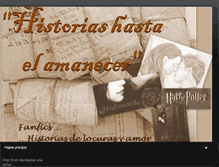 Tablet Screenshot of historiashastaelamanecer.blogspot.com