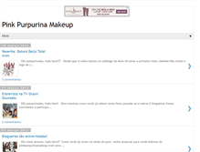 Tablet Screenshot of pinkpurpurinamakeup.blogspot.com
