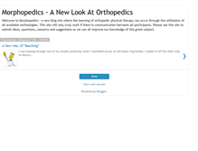 Tablet Screenshot of morphopedics.blogspot.com