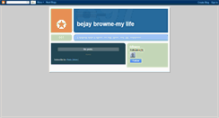 Desktop Screenshot of bejaybrowne.blogspot.com