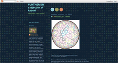 Desktop Screenshot of furtherism.blogspot.com