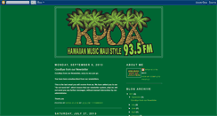 Desktop Screenshot of kpoa.blogspot.com