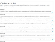 Tablet Screenshot of corrientesonline.blogspot.com