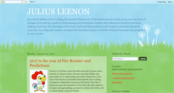 Desktop Screenshot of juliusleenon.blogspot.com