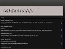 Tablet Screenshot of gadgetprob.blogspot.com