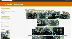 Desktop Screenshot of labellacentauro.blogspot.com