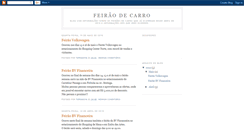 Desktop Screenshot of feiraodecarro.blogspot.com