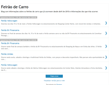 Tablet Screenshot of feiraodecarro.blogspot.com