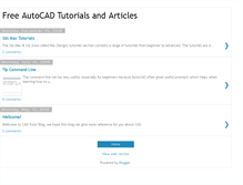 Tablet Screenshot of cad-tutor.blogspot.com