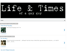 Tablet Screenshot of lifeandtimesofagayguy.blogspot.com