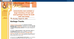 Desktop Screenshot of garbagetrucks.blogspot.com