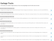 Tablet Screenshot of garbagetrucks.blogspot.com