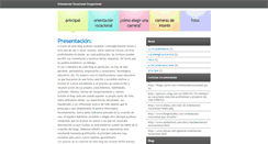 Desktop Screenshot of orientacion-vo.blogspot.com