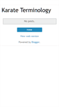 Mobile Screenshot of fskckarateterminology.blogspot.com