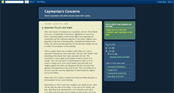 Desktop Screenshot of cayconcerns.blogspot.com