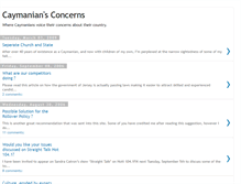 Tablet Screenshot of cayconcerns.blogspot.com