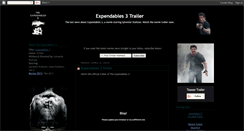 Desktop Screenshot of expendables-3-movie-trailer.blogspot.com