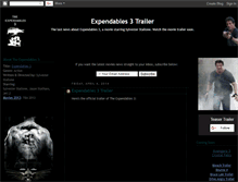 Tablet Screenshot of expendables-3-movie-trailer.blogspot.com