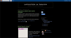 Desktop Screenshot of lapsuuteenjatakaisin.blogspot.com