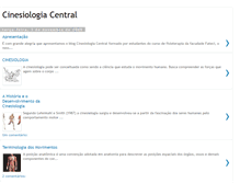 Tablet Screenshot of cinesiologiacentral.blogspot.com