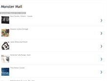 Tablet Screenshot of monstermail.blogspot.com