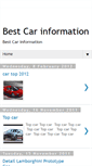 Mobile Screenshot of bestcarinformation.blogspot.com