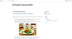 Desktop Screenshot of farhanahkamarudin.blogspot.com