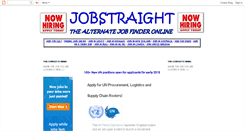 Desktop Screenshot of jobstraight.blogspot.com