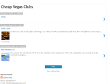 Tablet Screenshot of cheapvegasclubs.blogspot.com