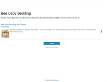 Tablet Screenshot of beebabybedding.blogspot.com