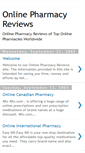 Mobile Screenshot of onlinepharmacyreviews.blogspot.com