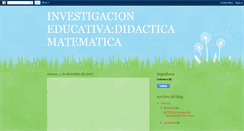 Desktop Screenshot of inveducadidacmatica.blogspot.com