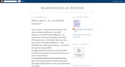 Desktop Screenshot of mademoizellepinson.blogspot.com