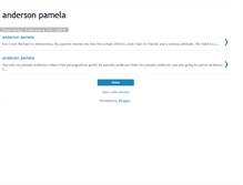Tablet Screenshot of anderson-pamela.blogspot.com